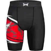 TAPOUT Calças funcionais 'Rendall' vermelho / preto / branco