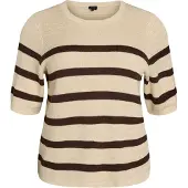 Zizzi Pullover 'MELSA' bege / preto