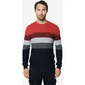 KOROSHI Pullover marinho / cinzento / lagosta / mosqueado preto
