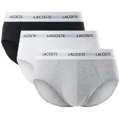 Lacoste Slips 8h5702-00 3 Unidades