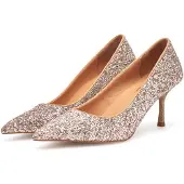 Woden Sapatos De Salto Laura Glitter