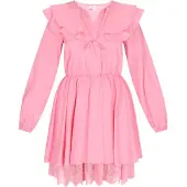 IZIA Vestido de verão rosa claro