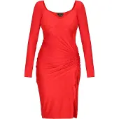 Faina Vestido 'Festive' vermelho