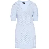 Dreimaster Vestido de malha azul claro