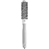 Olivia Garden Expert Blowout Shine Round Brush White & Grey 20 mm