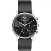 Emporio Armani Relógios analógicos preto / prata