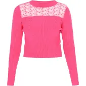 Faina Pullover 'Festive' rosa