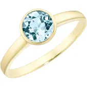 Luigi Merano Anel azul céu / ouro