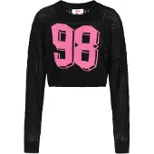 Mymo Pullover rosa claro / preto