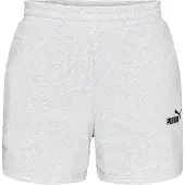Puma Calças de desporto 'ESS No. 1' cinzento claro / preto