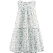 Happy girls Vestido azul ganga / verde / branco
