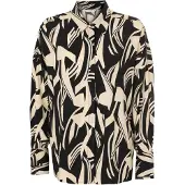 TATUUM Blusa 'Ziggy' bege / preto