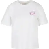 Miss Tee Camiseta De Manga Curta Good Vibes Wording
