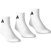 Adidas CONJUNTO DE 3 PARES DE MEIAS PELO TORNOZELO DE VESTUÁRIO DE DESPORTO THIN&LIGHT