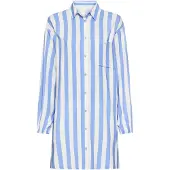s.Oliver Camisola de pijama azul real / branco