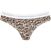 Copenhagen Studios Tanga creme / castanho / offwhite