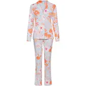 s.Oliver Pijama azul claro / laranja / rosa / branco
