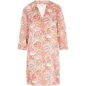 Usha Vestido amarelo / laranja / cor-de-rosa / preto