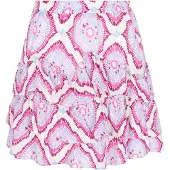IZIA Saia azul claro / rosa / cor-de-rosa / branco