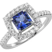 Giorgio Martello Milano Anel azul / prata / transparente