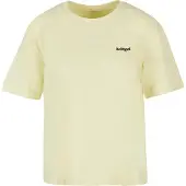 Mister tee Camisa 'Babygal' azul / amarelo claro / preto