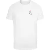 Mister tee Camisa 'Love Sign 2.0' vermelho / preto / branco