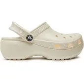Crocs Tamancos Classic Platform Glitter