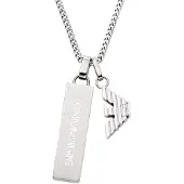 Emporio Armani Colar prata