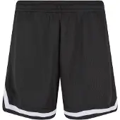 Urban Classics Calças preto / branco