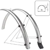 Wag Conjunto De Guarda-lamas Zeus 2 28´´ X 36 Mm