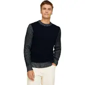 Tom Tailor Pullover azul noturno / branco