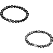 Smart Jewel Pulseira antracite / preto / transparente