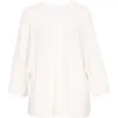 Usha WHITE LABEL Casaco de malha 'Minimalistic' offwhite