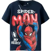 Name it Camiseta De Manga Curta Marvin Spider