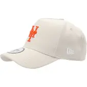 New Era Boné 'Gorra beige ny mets outline script eframe neymet' bege