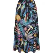 Urban Classics Saia Midi De Cintura Alta Viscose