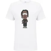 Mister tee Camisa 'Texas Sketch 2.0' chocolate / preto / branco