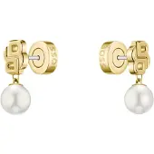 BOSS Gold-plated Orecchini with pearls Double B 1580822