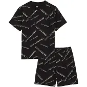 We fashion Pijama cinzento claro / cinzento escuro / preto