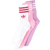 Adidas Originals Meias Crew 3 Stripes 3 Unidades