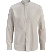 Jack & Jones Camisa De Manga Comprida Breeze Band Linen Blend