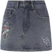 Ed Hardy Saia índigo
