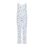 LASCANA Pijama marinho / branco