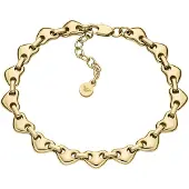 Emporio Armani Women's gold-plated Bracciale Heart EGS3331710