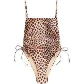 Next Fato de banho ecru / chocolate / preto
