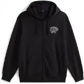 Vans Casaco em moletão 'World Tour' preto / branco