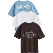 Next Camisa opal / castanho escuro / branco