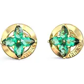 GUESS Brincos amarelo dourado / verde