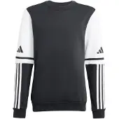 Adidas Sweatshirt de desporto preto / branco