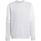 Adidas Sweatshirt de desporto cinzento / branco